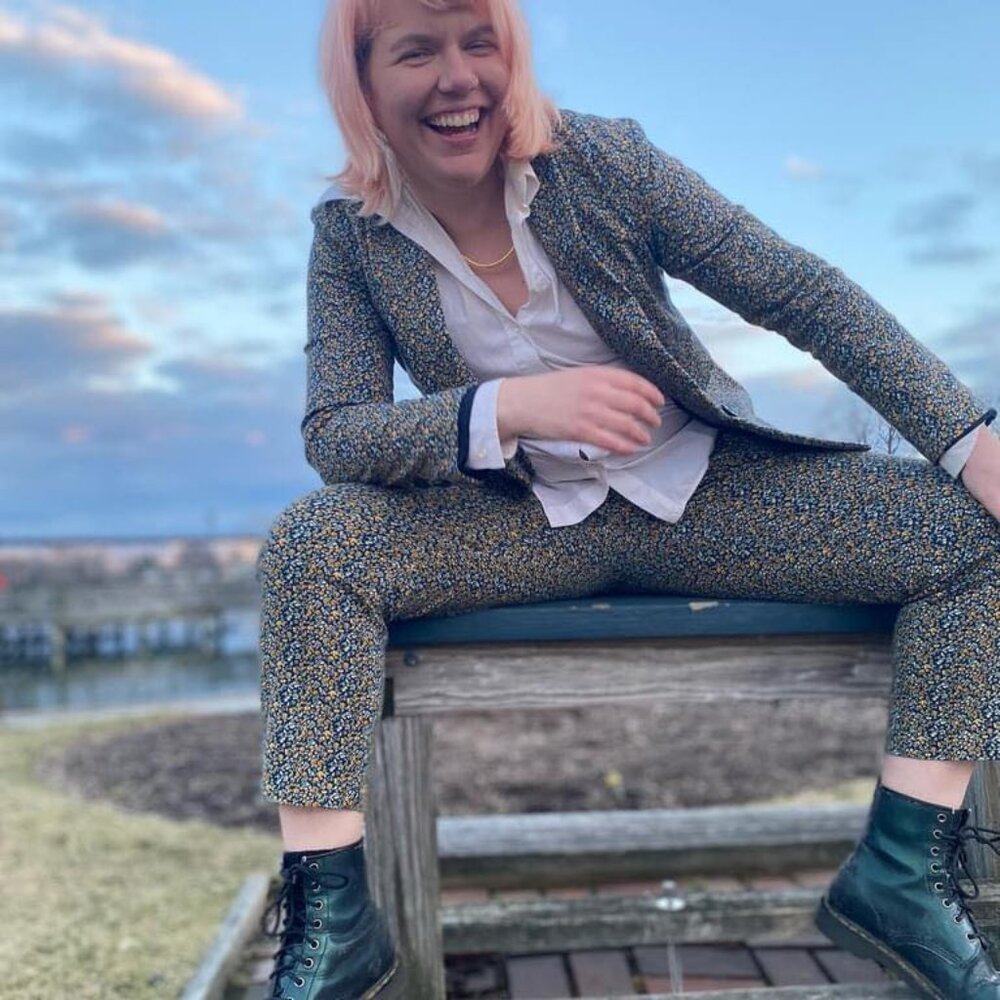 Wildfang Suit - The Rae Blazer (L) and Patel Pant (XL)